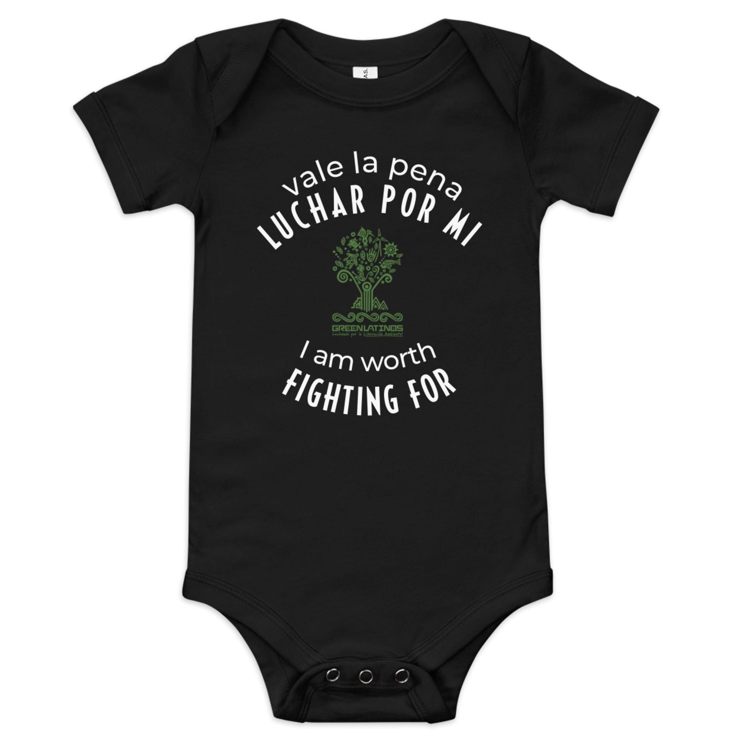 GreenLatinos baby shirt